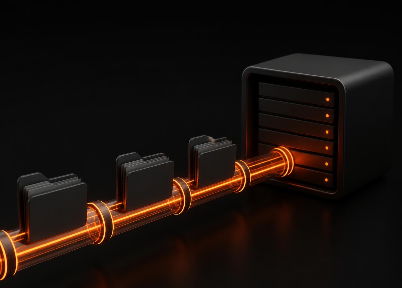Schemalagd och säker filöverföring av data mellan system
